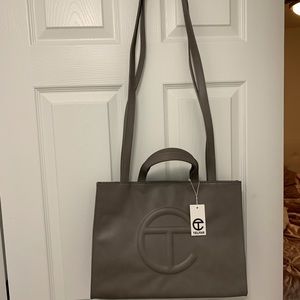 Medium Size Gray Telfar Bag